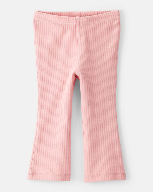 Product image 1 of Baby Girl Cotton Flare Leggings - Pink