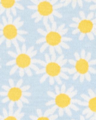 Product image 2 of Baby Daisy Floral Snug Fit Cotton 1-Piece Pajamas - Blue