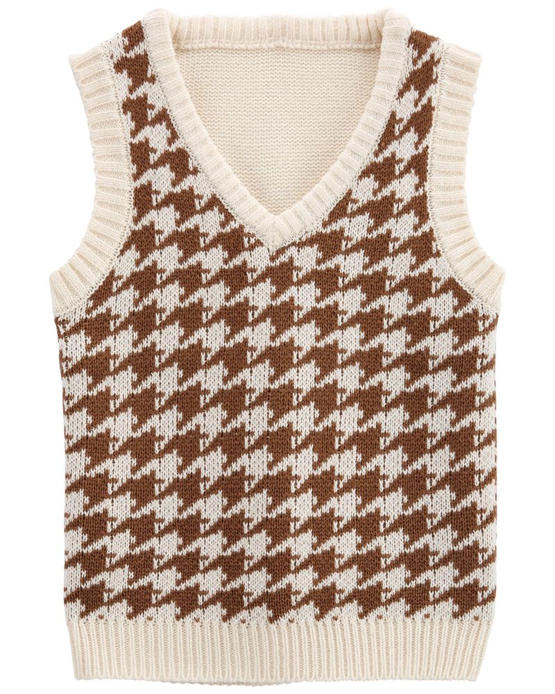 sweater vest brown