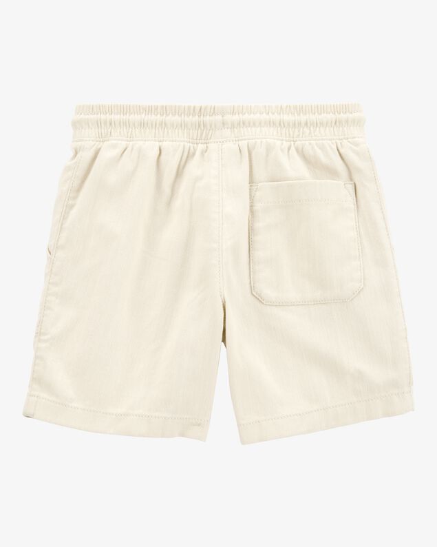 Product image 2 of Boys Pull-On Twill Shorts - Khaki