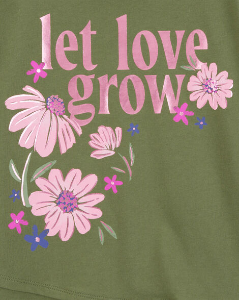  Product image 2 of Kid Let Love Grow Floral Graphic Tee
