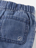 Chambray - Toddler Organic Cotton Chambray Shorts, Selected