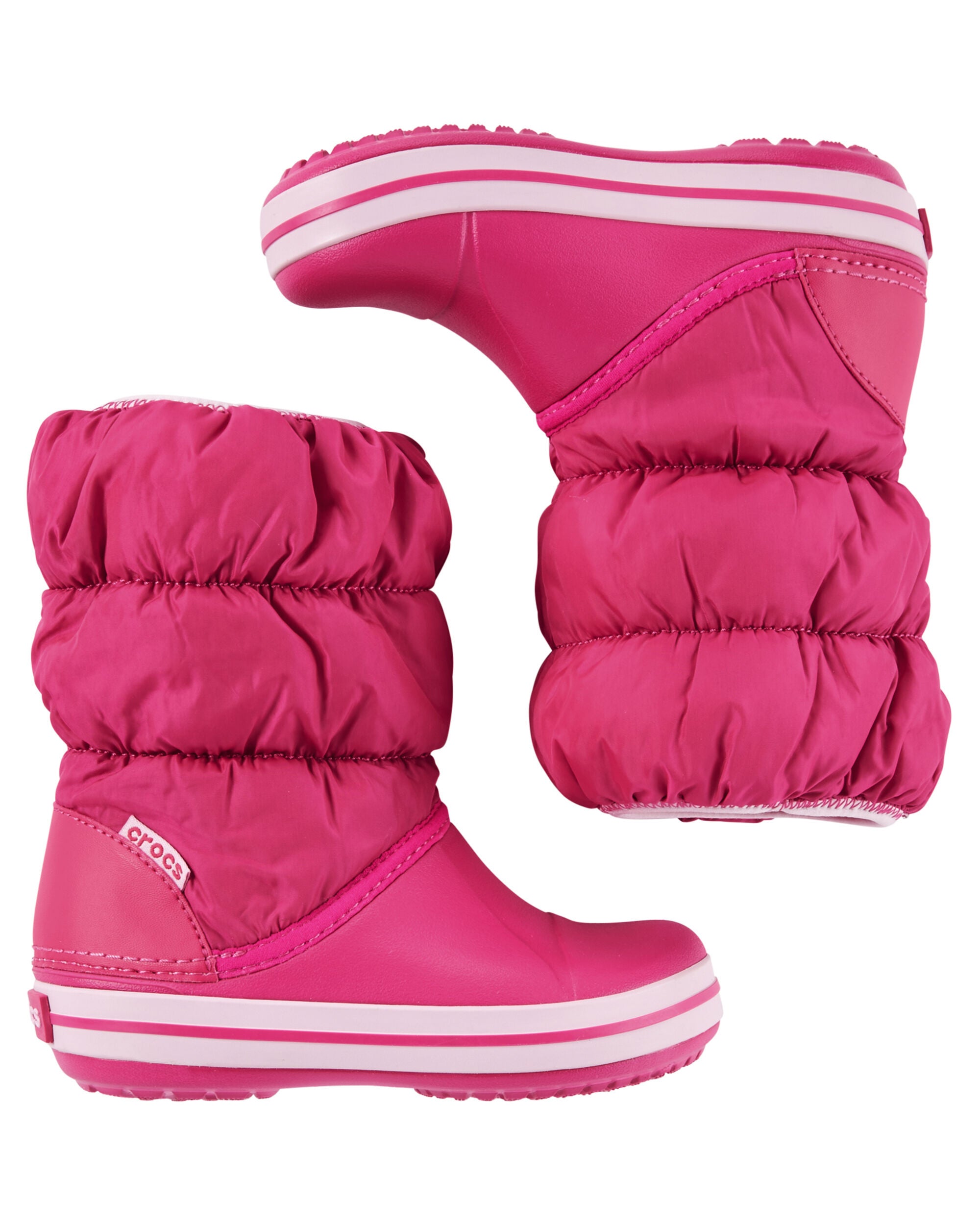 crocs winter puff boots