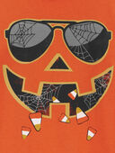 Orange - Baby Halloween Jack-O-Lantern Glow In The Dark Graphic Tee, Selected