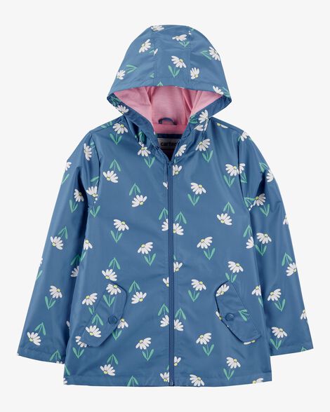  Product image 1 of Kid Color Changing Rain Jacket - Navy