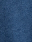 Dark Sea Blue - Toddler Organic Cotton French Terry Joggers, Selected