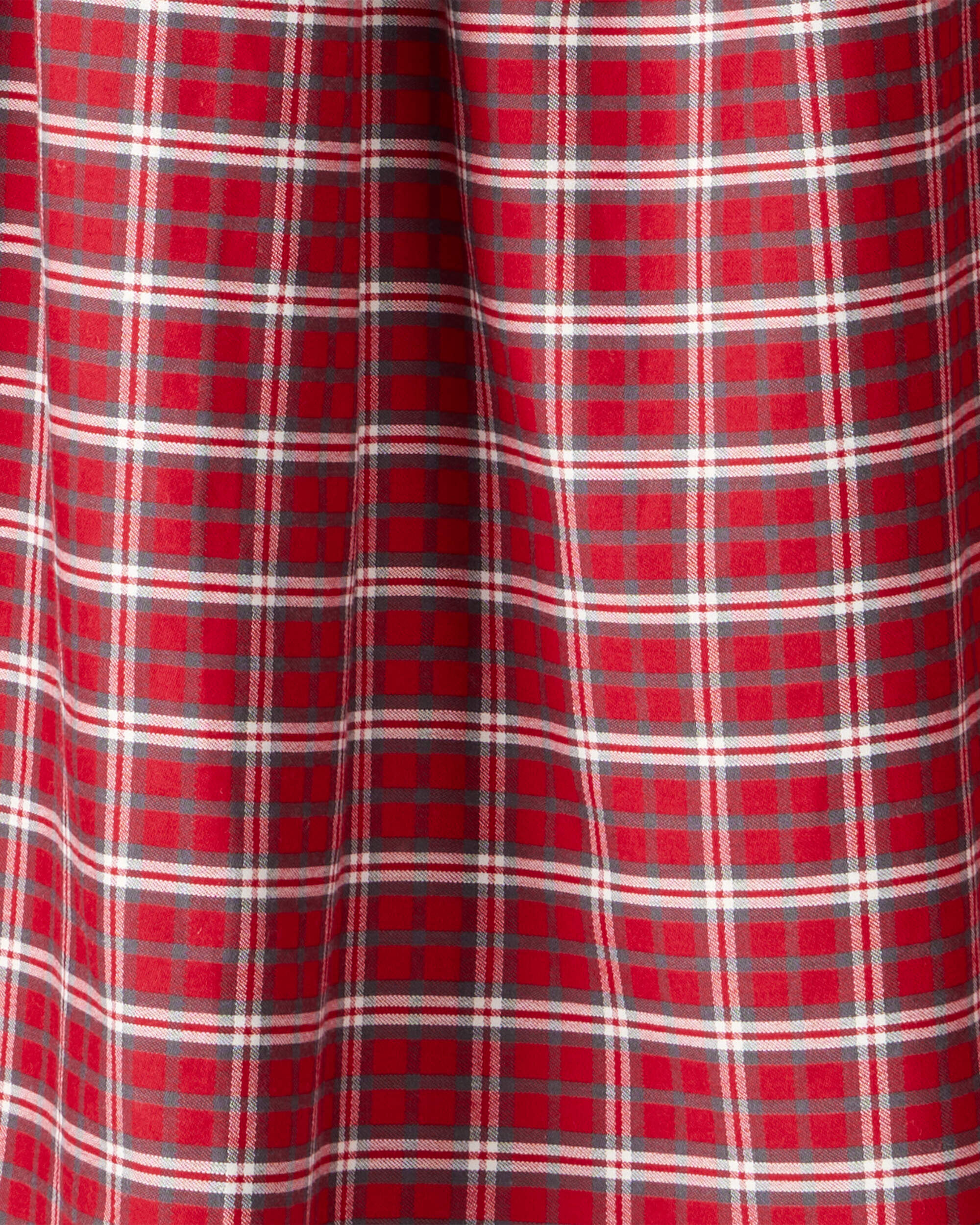 Toddler Girl Plaid Cotton Sleeveless Occasion Dress - Red