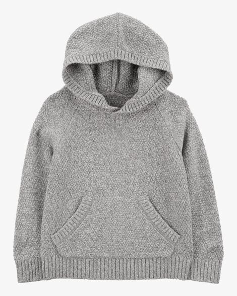  Product image 1 of Toddler Chunky Waffle Pullover Sweater - Gray