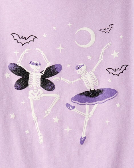 Girls Growing & Glowing Long-Sleeve Graphic Tee - Grey
