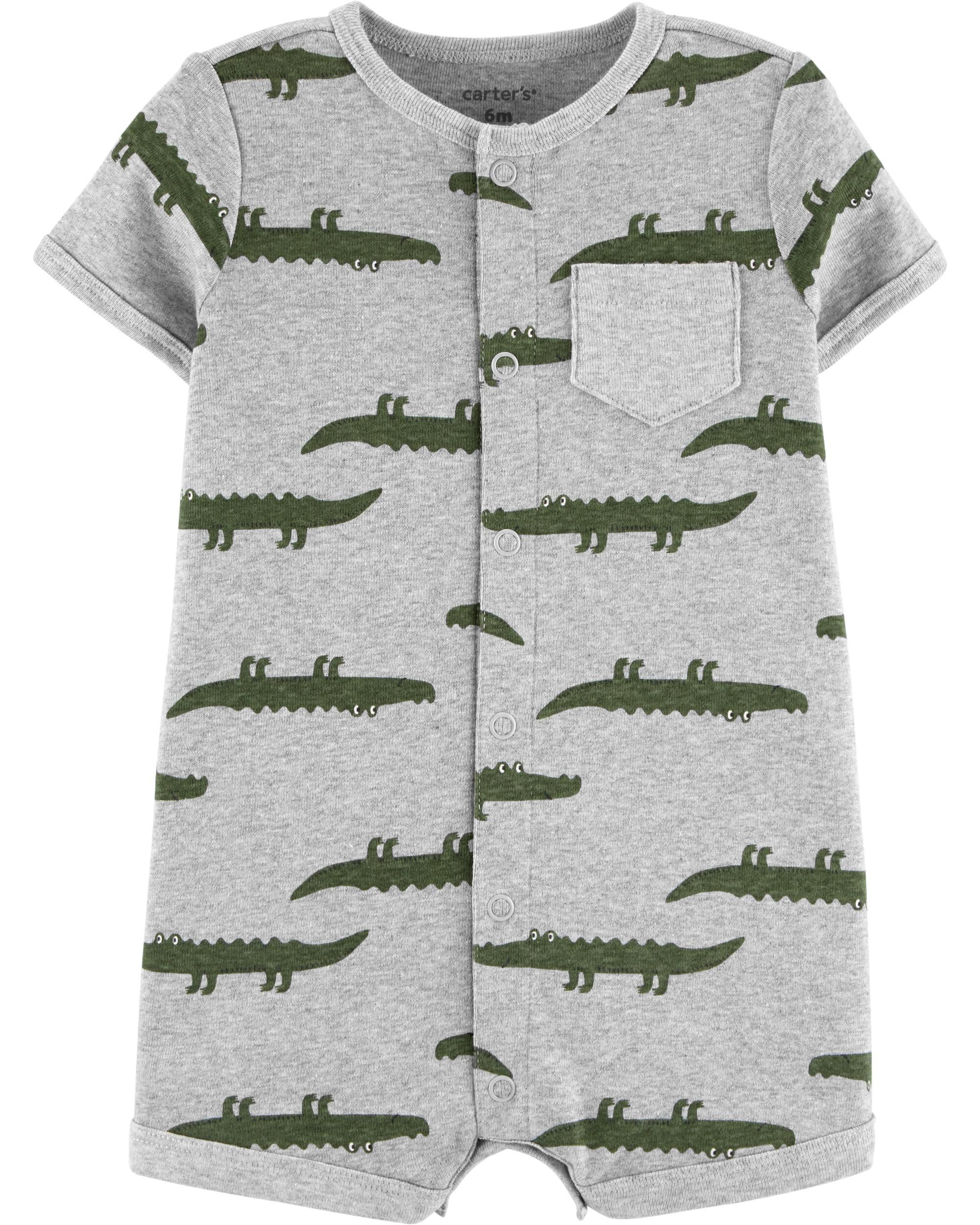 carter's alligator romper