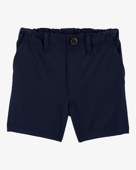 Toddler Boy Active Pull-On Uniform Shorts - Navy