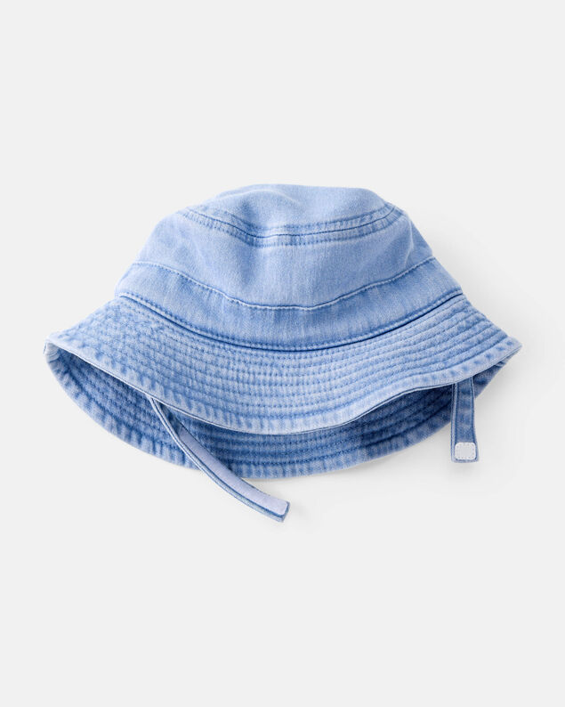 Product image 2 of Baby Girl Chambray Bucket Hat - Blue