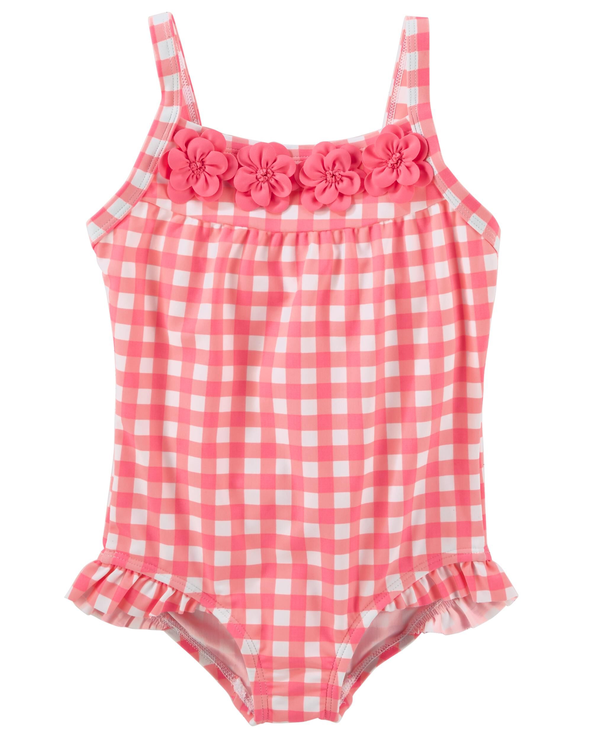 baby gingham swimsuit