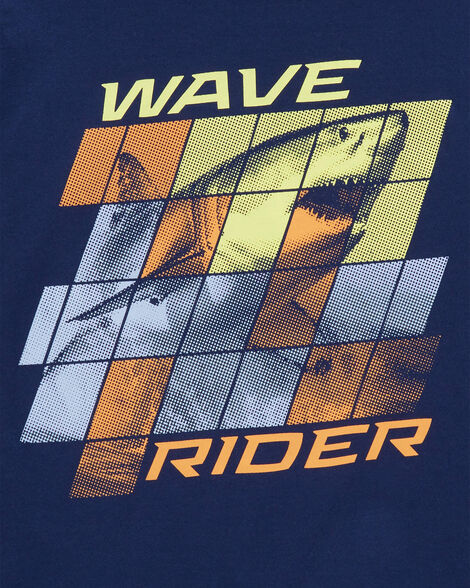  Product image 2 of Kid Wave Rider Shark Graphic Tee