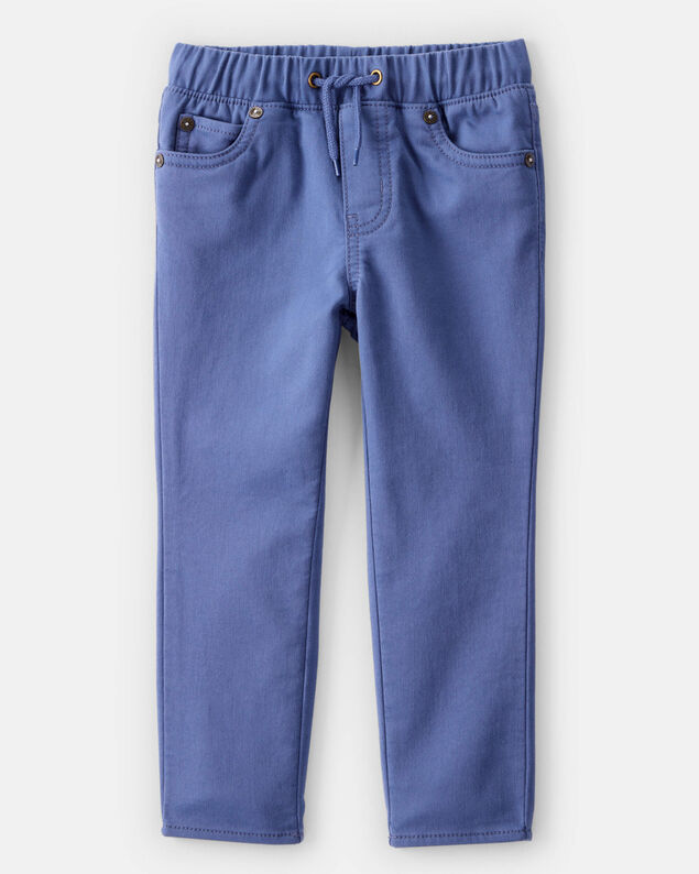 Product image 1 of Toddler Boy Cotton Pull-On Fashion Pants -  Blue