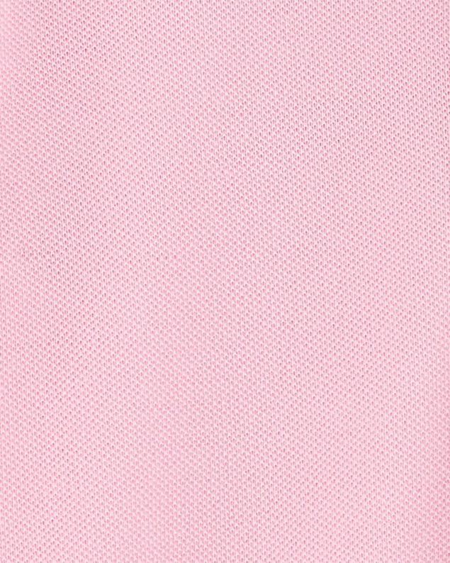 Product image 2 of Girls Pique Cotton Uniform Polo - Pink