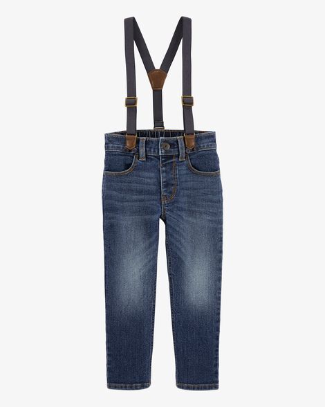 Product image 1 of Toddler Boy Stretch Denim Suspenders