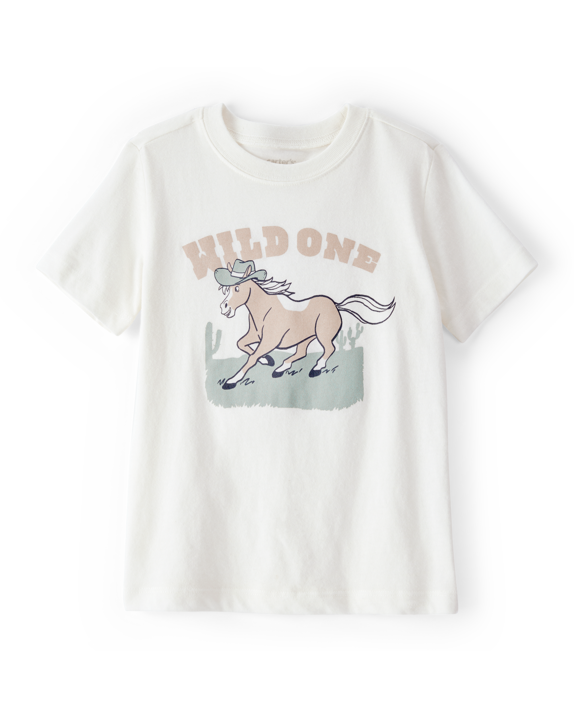 Toddler Boy Wild One Short-Sleeve Graphic Tee - White