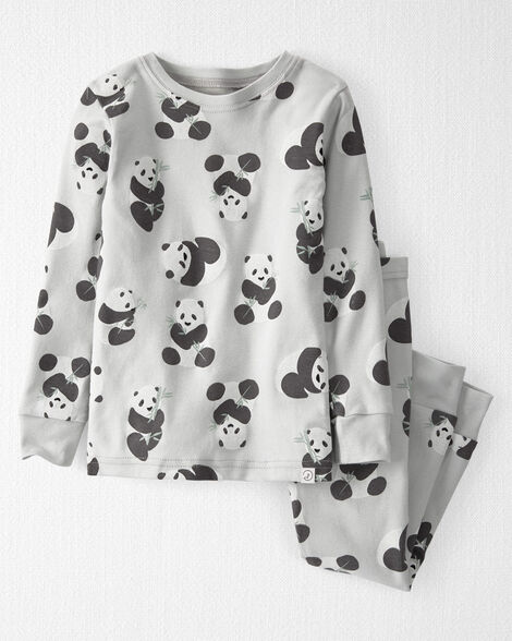 Baby Organic Cotton Pajamas Set in Panda Bear