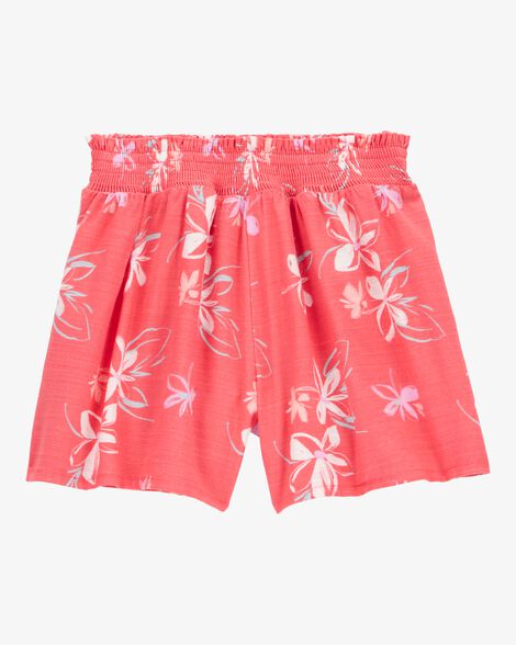 Product image 2 of Kid Floral Linen Look-Alike Flowy Pull-On Shorts