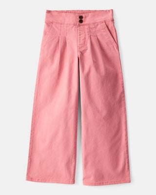 Kid 2-Piece Button-Front Shirt & Sweater Vest Top - Pink/White