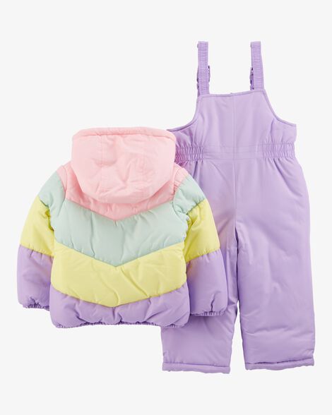 Product image 5 of Baby 2-Piece Rainbow Snowsuit Set