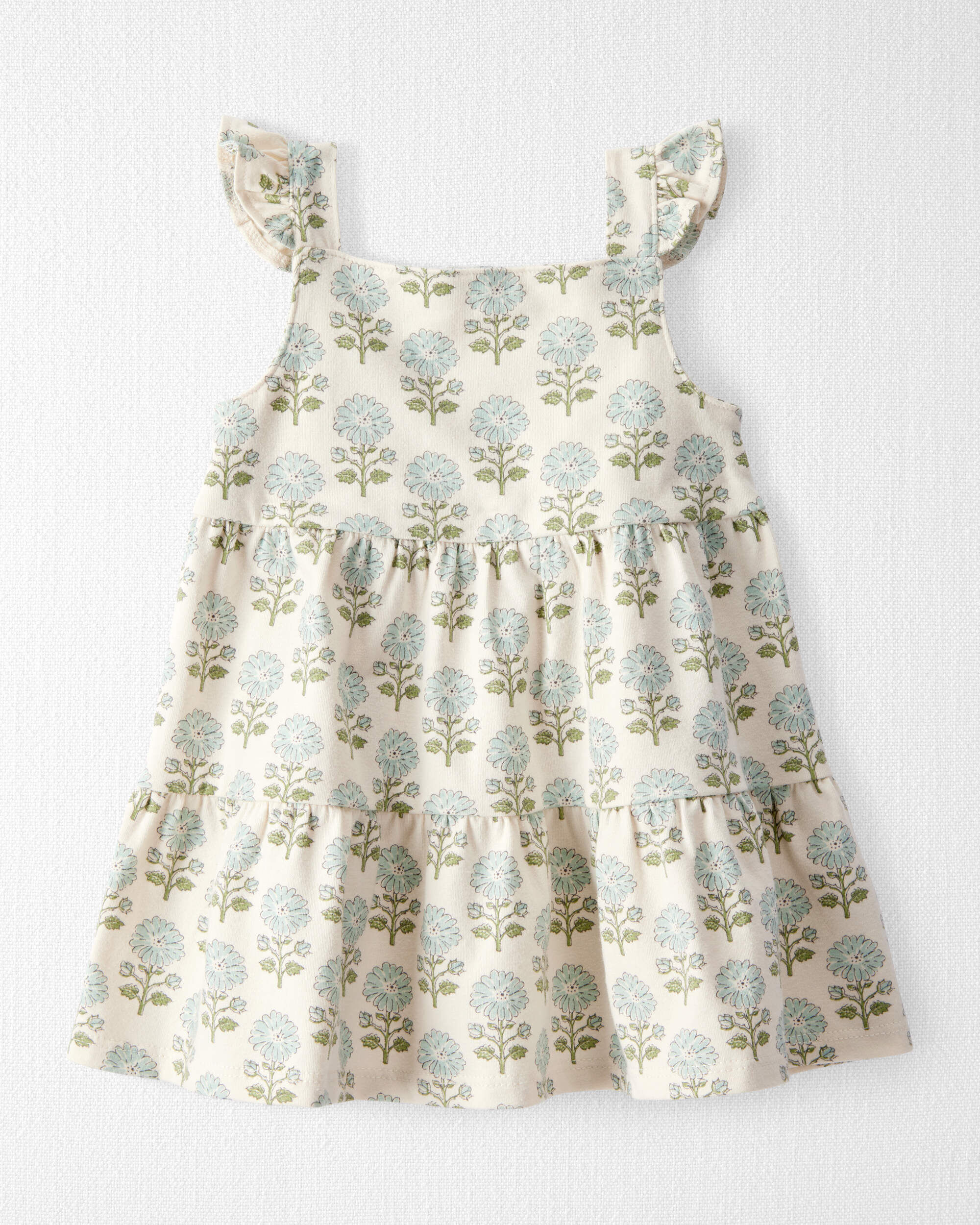 日本に Baby Organic Cotton Floral-Print Dress - Little Planet ワンピース