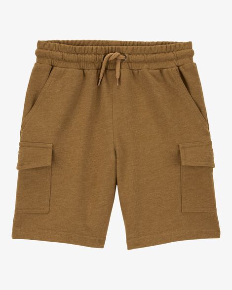  Product image 1 of Kid Pull-On Knit Cargo Shorts - Brown