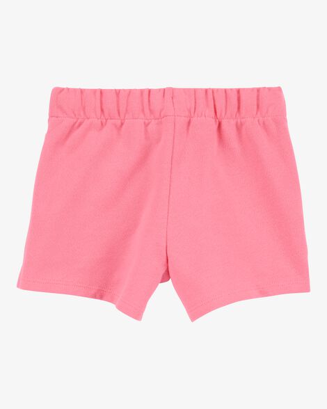  Product image 2 of Toddler Pull-On French Terry Shorts - Pink