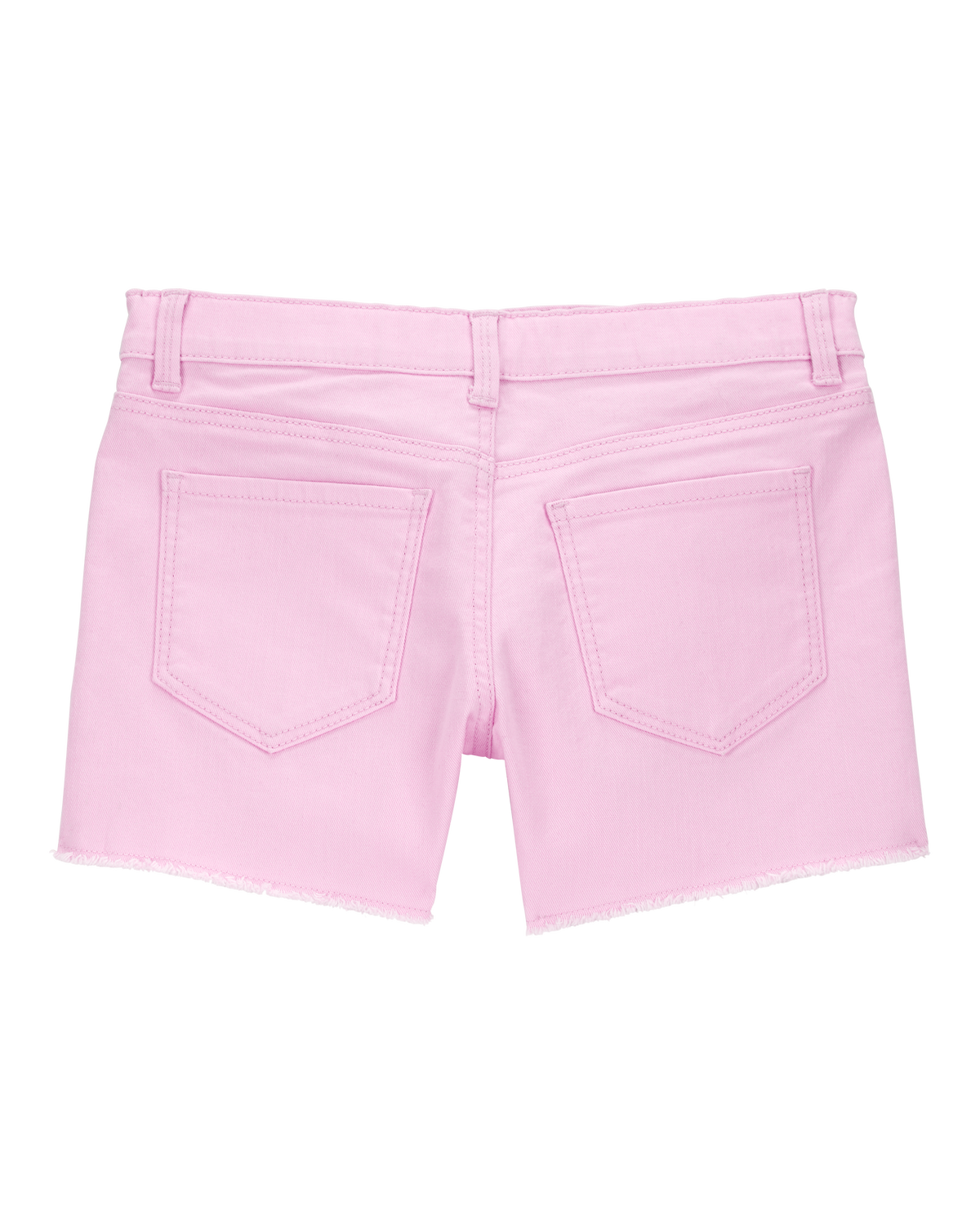 Kid Iconic Raw Hem Shorts - Pink - OshKosh | Carter's