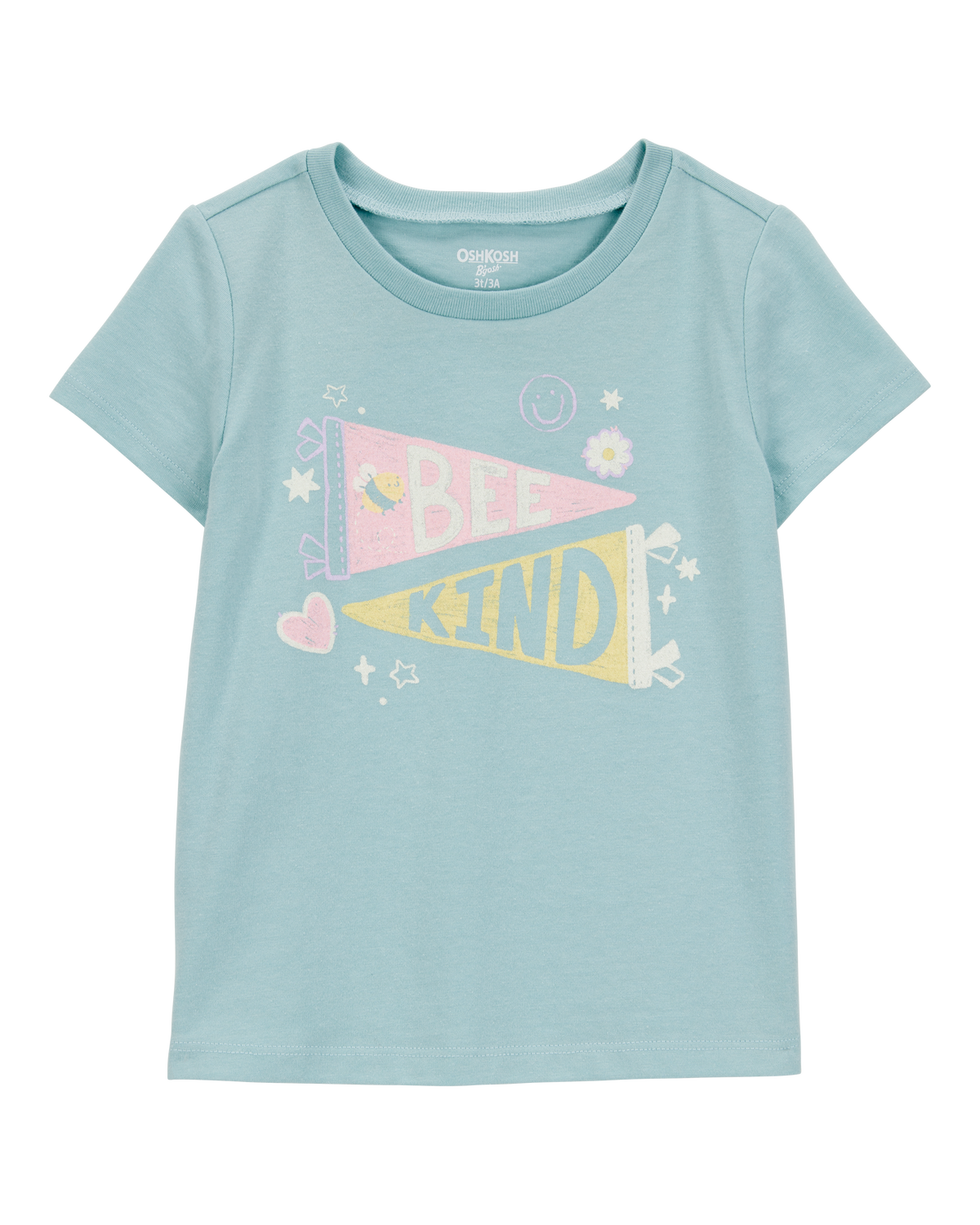 Toddler Bee Kind Short-Sleeve Graphic Tee-Green - OshKosh B