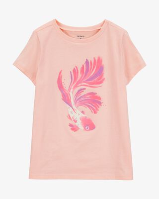 Product image 1 of Kid Fish Short-Sleeve Graphic Tee - Orange