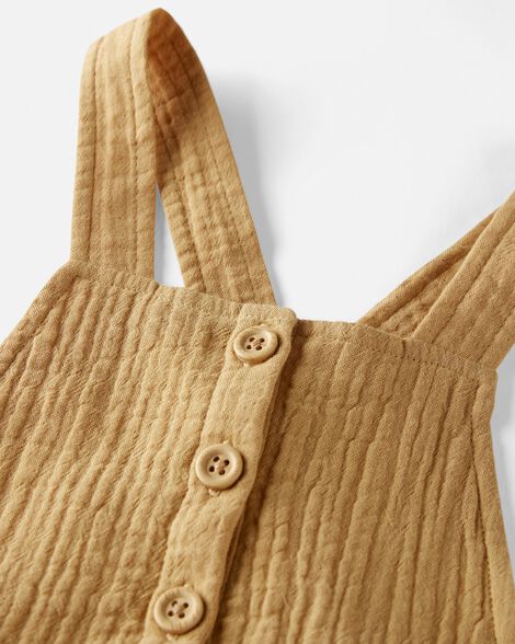  Product image 3 of Toddler Organic Cotton Gauze Overalls