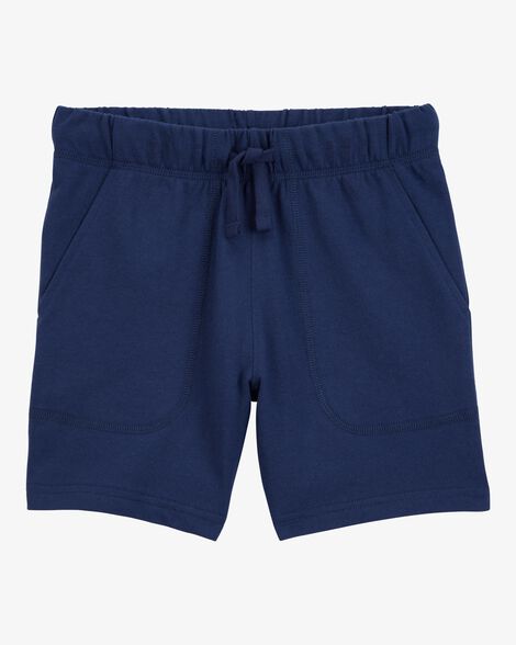  Product image 1 of Kid Pull-On French Terry Shorts - Navy