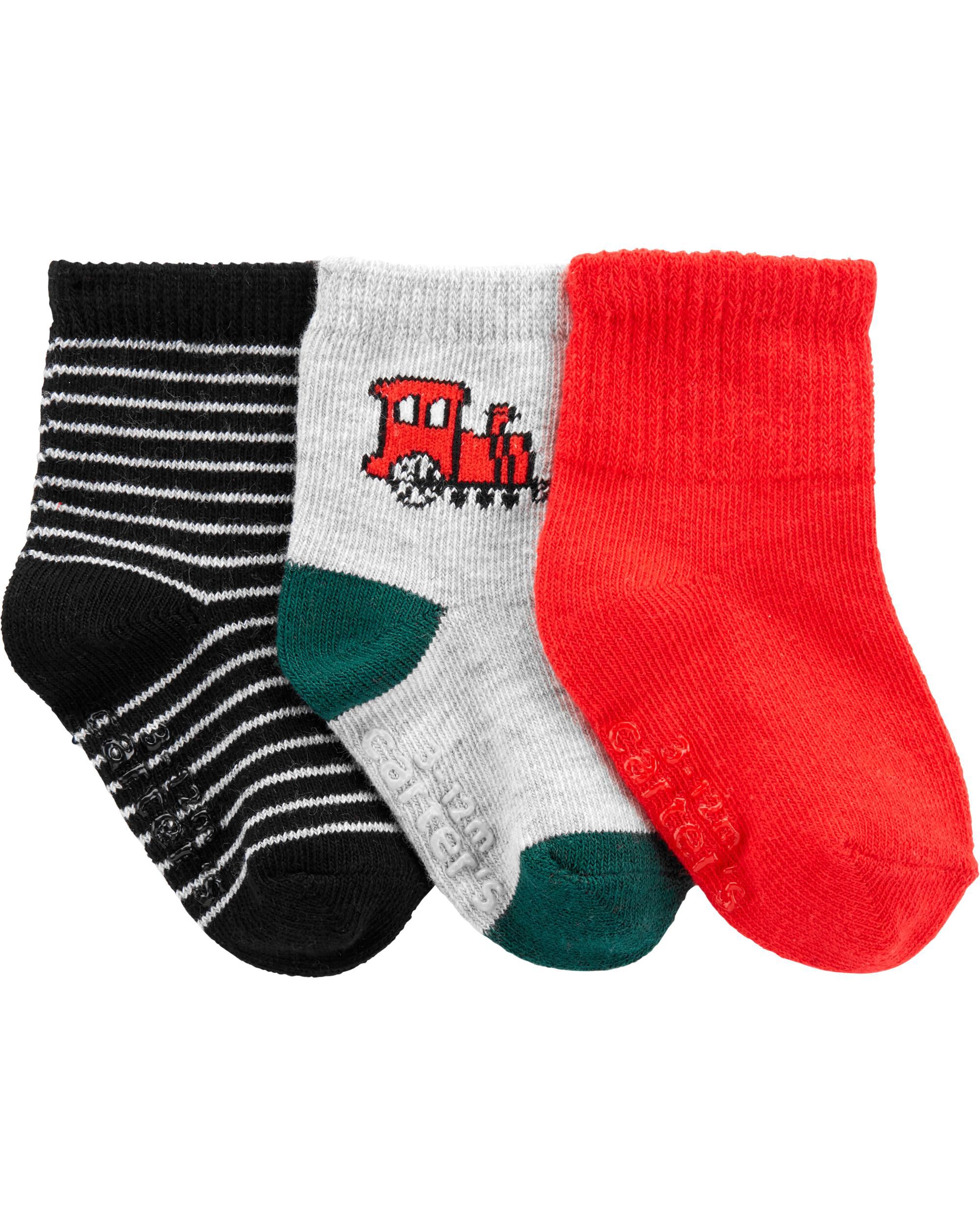red baby socks boy