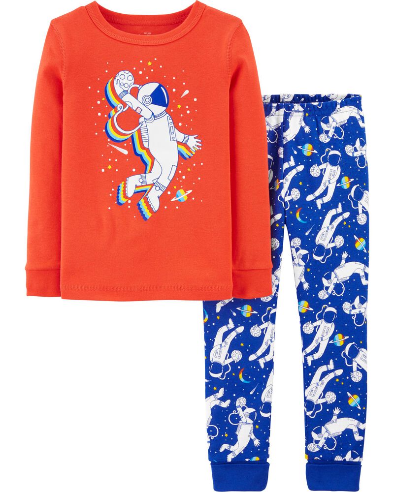 Boys Pyjamas Sets Nightwear Cotton Toddler Clothes Kids Astronaut Shark Space Sleepwear Long Sleeve Pjs 2