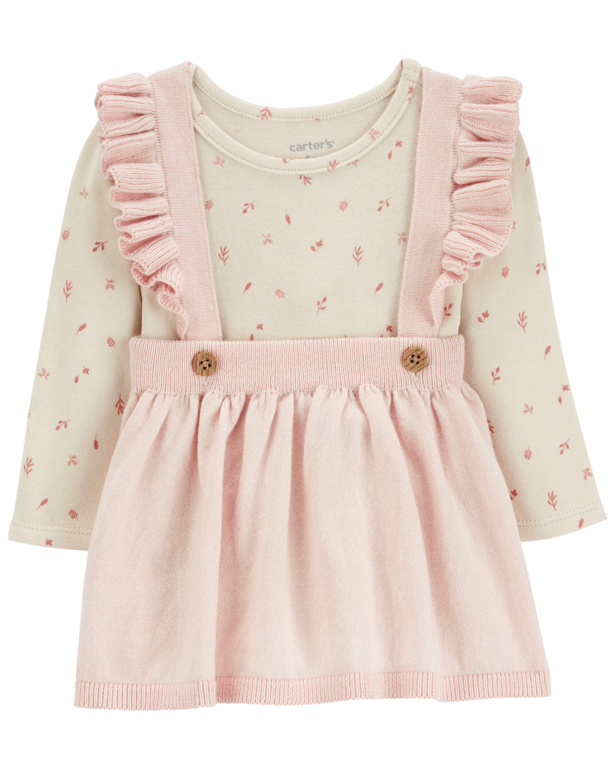 Baby 2-Piece Long-Sleeve Bodysuit & Sweater Knit Jumper Set