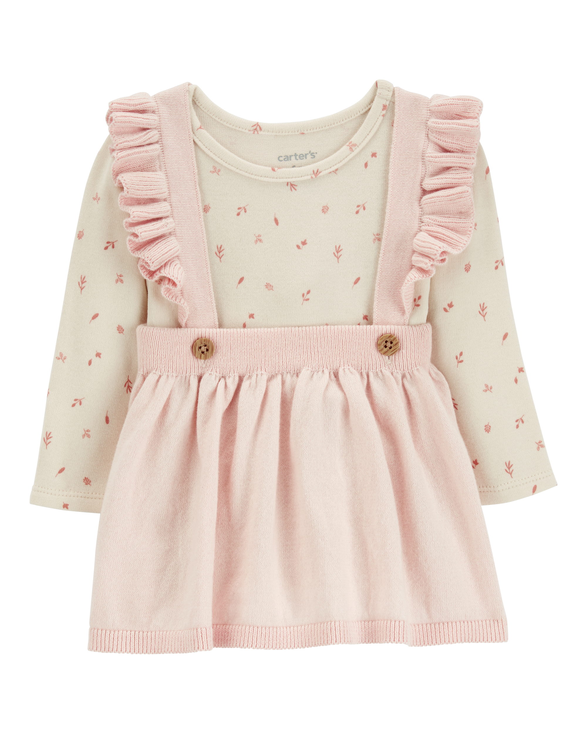 Baby 2-Piece Long-Sleeve Bodysuit & Sweater Knit Jumper Set