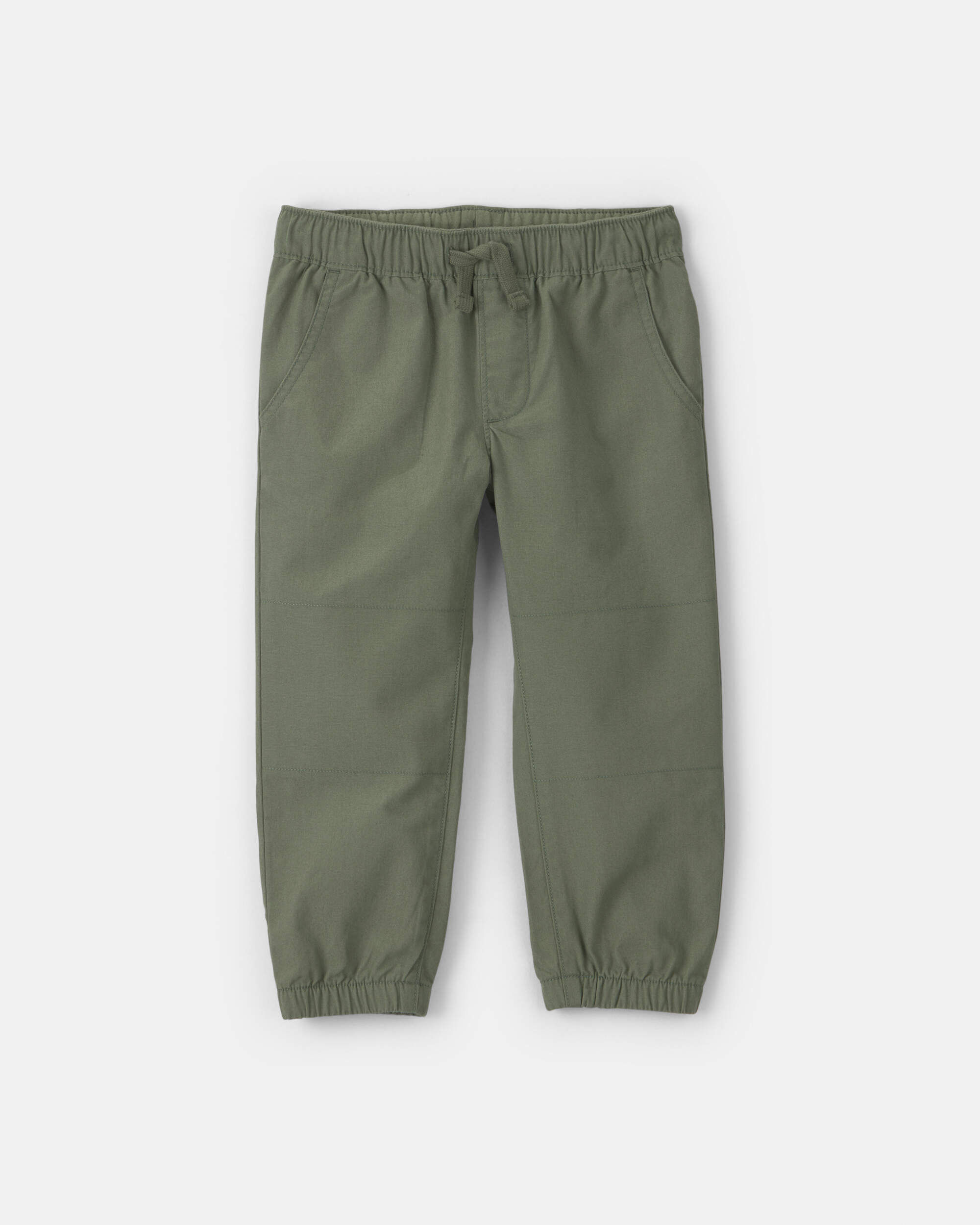 Carters toddler boy canvas joggers 12M Olive Green 20$