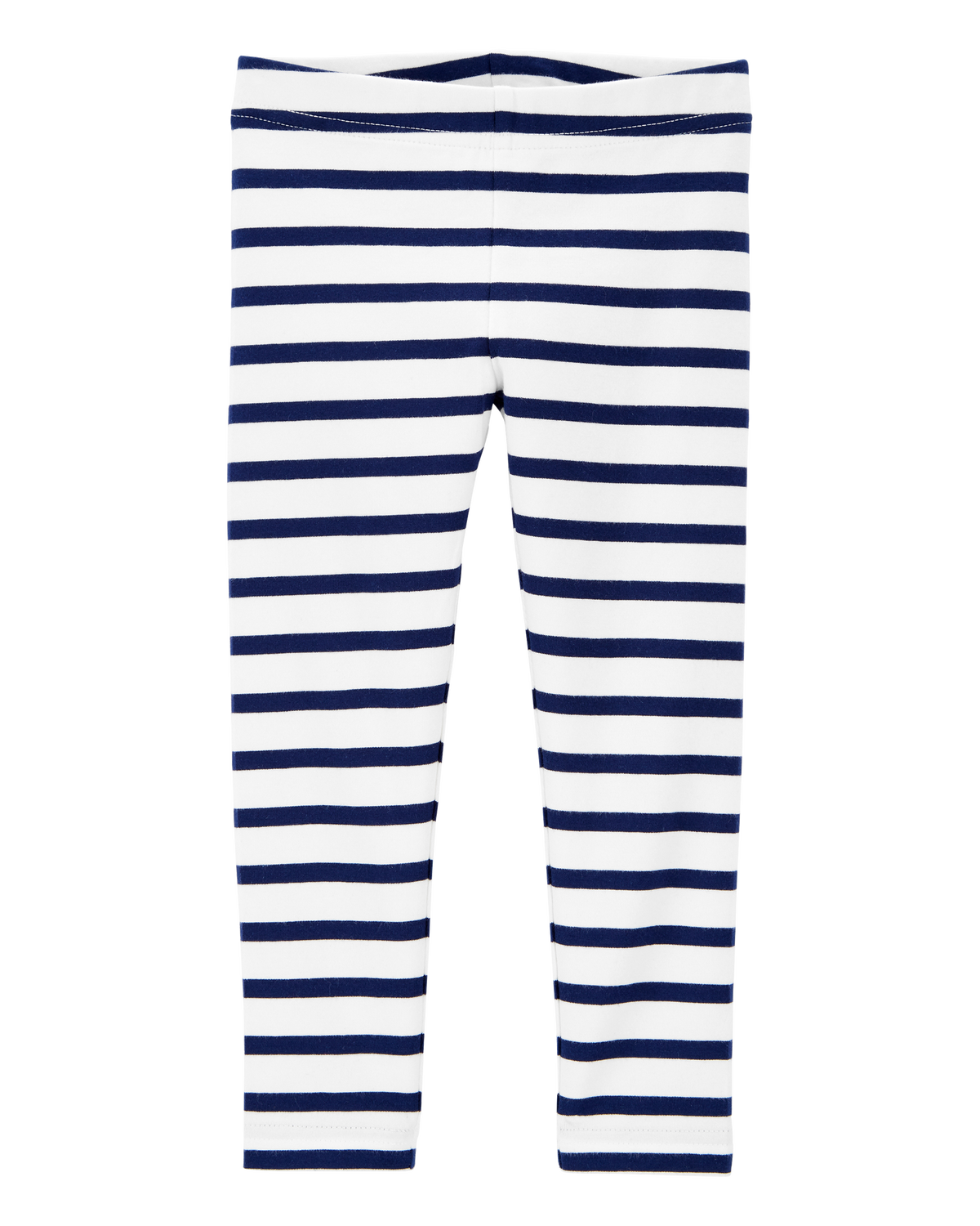 Babyhug Cotton Lycra Three Fourth Leggings Heart & Stripe Print Pack of 3 - Multicolor main image 0