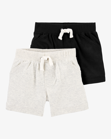baby 2-pack cotton pull-on shorts