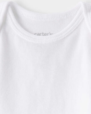 Product image 2 of Baby 5-Pack Sleeveless Bodysuits - White