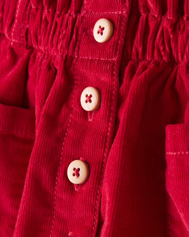 Product image 2 of Baby Girl Corduroy Skort - Red