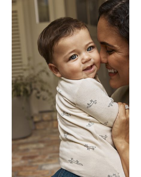  Product image 2 of Baby 2-Piece  Button Jumpsuit & Cap Set