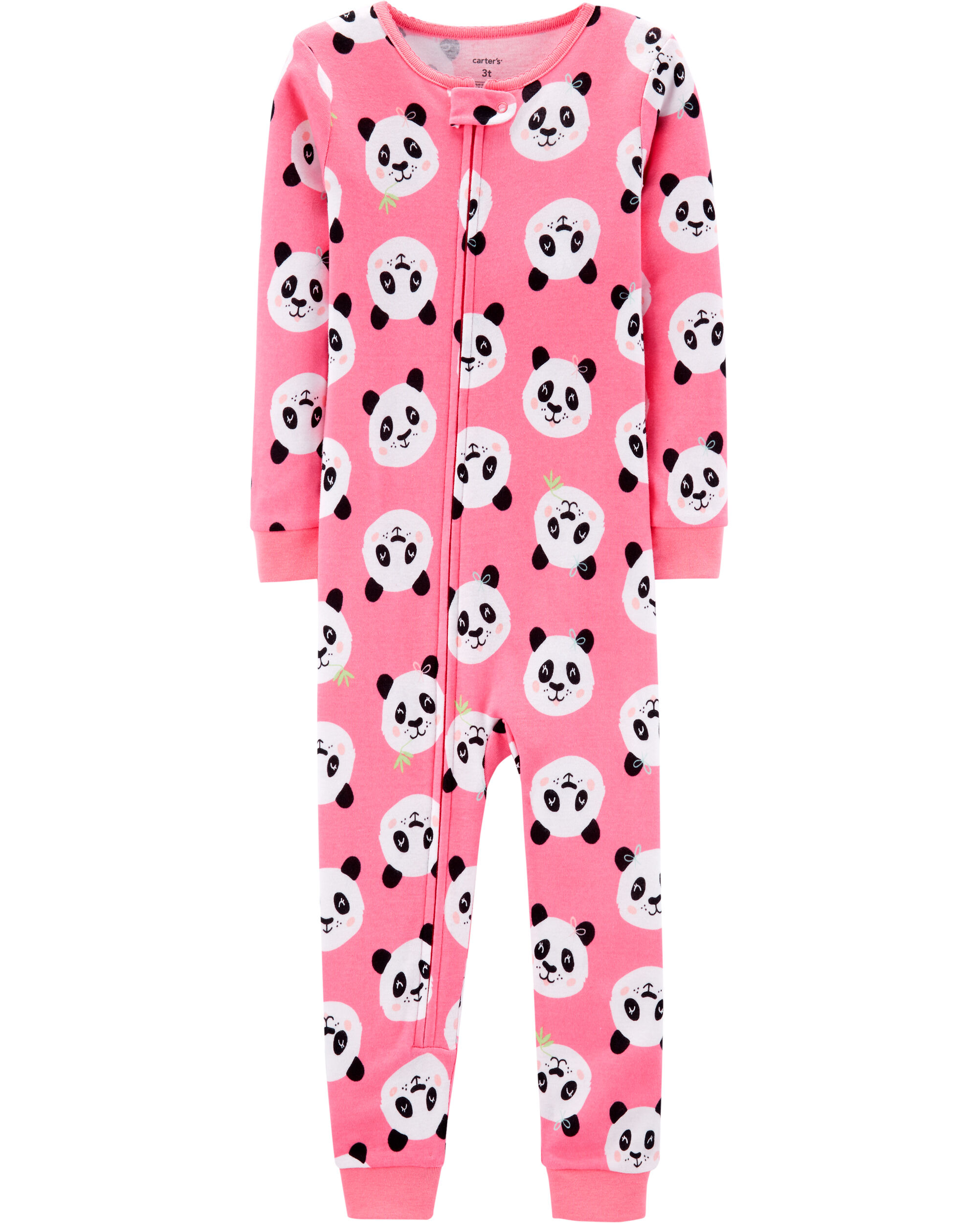 Carters Baby Girls 1-Piece Snug Fit Cotton Footless Pajamas