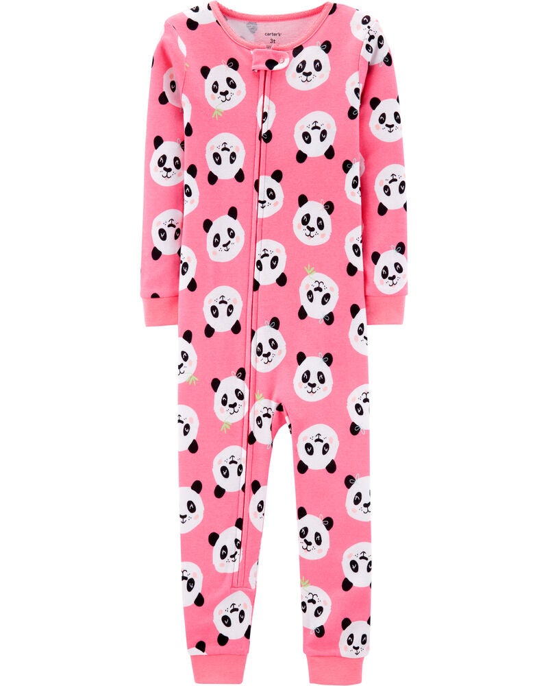1 Piece Panda Snug Fit Cotton Footless Pjs Carters Com