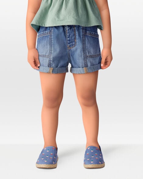  Product image 2 of Toddler Pretty Utility Short - Cypress Wash