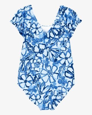 Product image 2 of Toddler Girl 1-Piece Floral Swimsuit - Blue