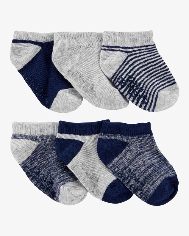 Product image 1 of Toddler 6-Pack No-Show Socks