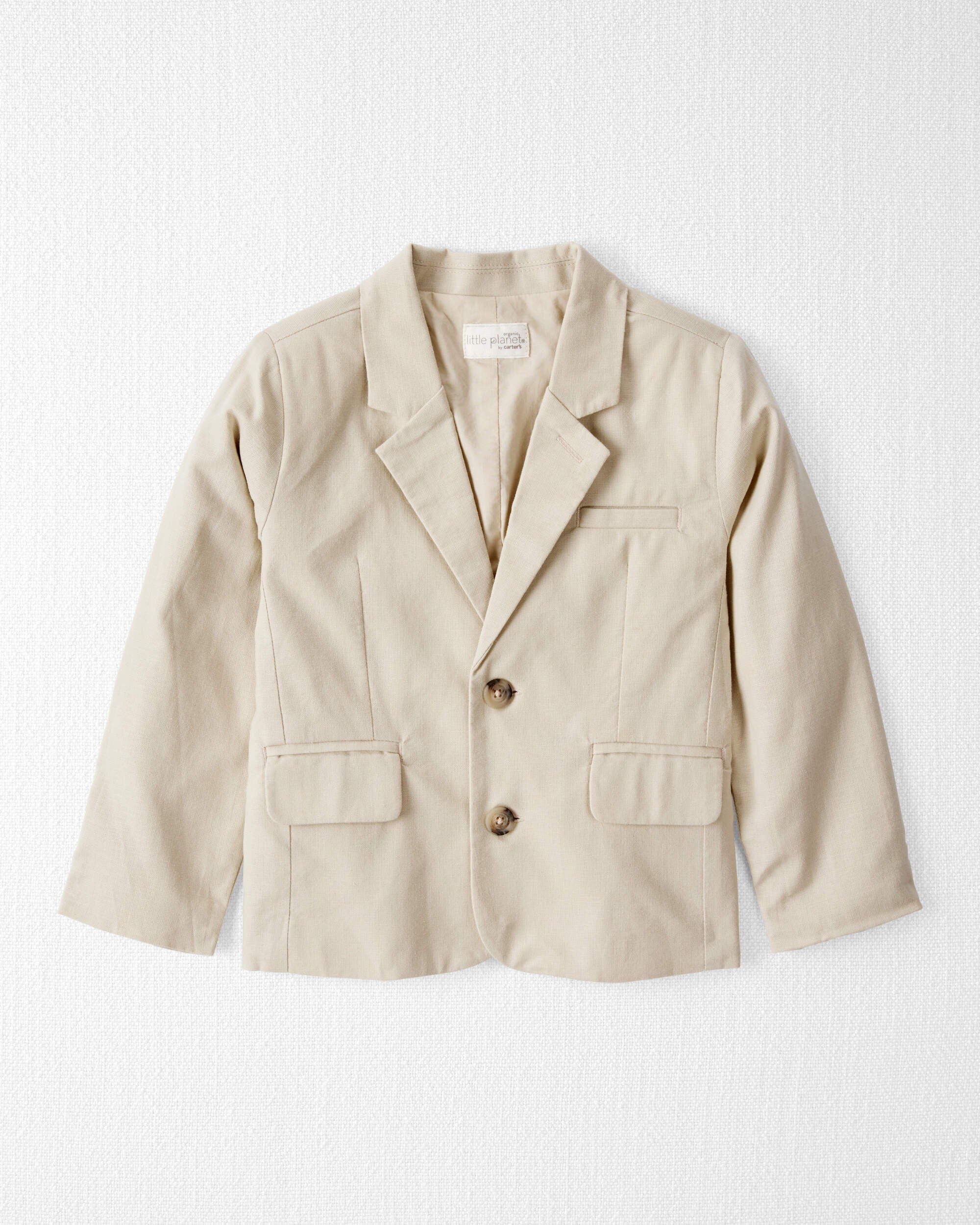 最高品質の Toddler Linen Suit Jacket Made With Organic Cotton - Little Planet |  Carter's その他